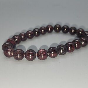 2/$13 Red & Brown Spiritual Gemstone Bracelet